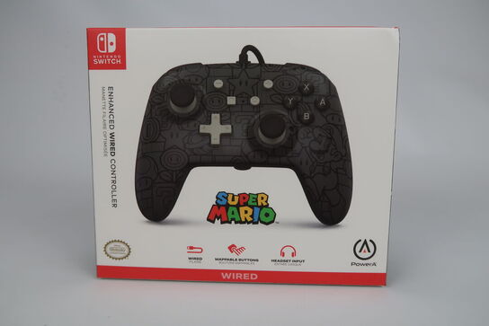 4 stk. Nintendo Switch PowerA Wired Controller - Super Mario