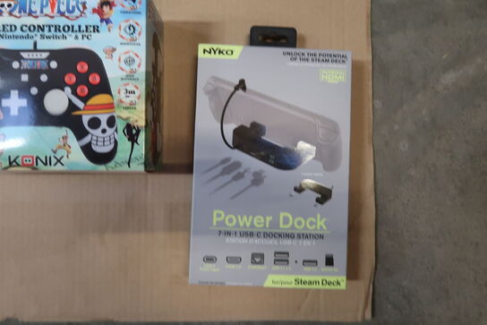 Stort parti gamning udstyr 