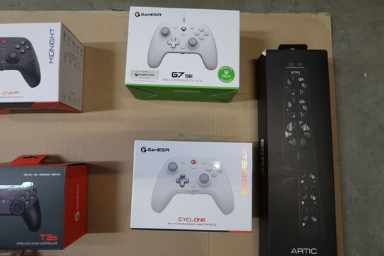 Stort parti gamning udstyr 