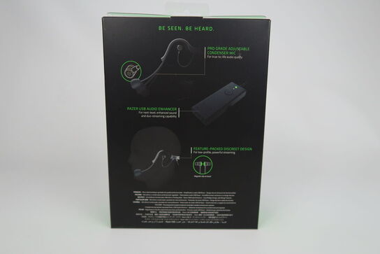 2 stk. Razer IFRIT Streaming Headset with Razer USB Audio