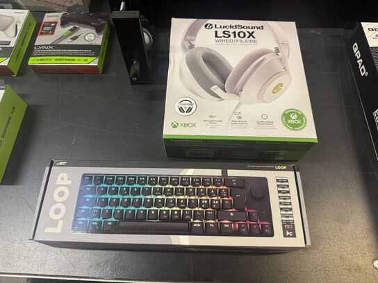 Diverse gamer udstyr