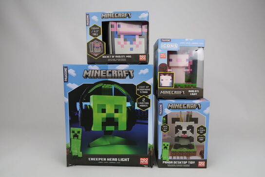 4 dele Minecraft figurer