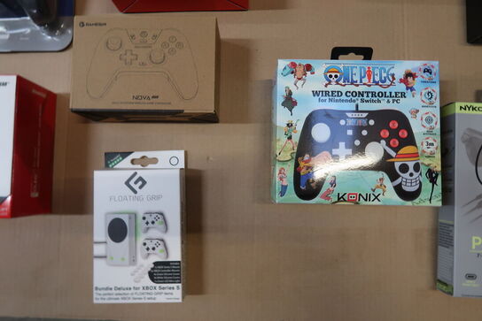 Stort parti gamning udstyr 