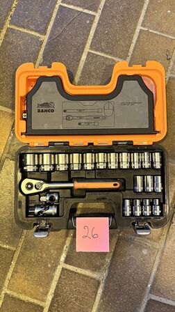 Dynamic Drive Socket Set 24 pieces BAHCO