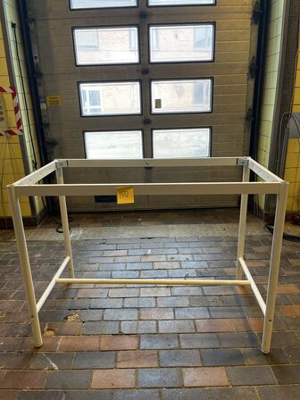 Metal table frame