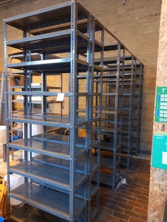 Metal bookcases