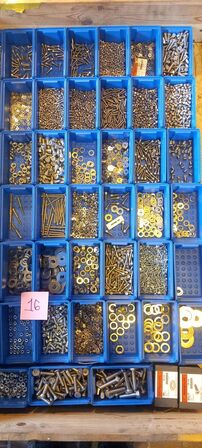 Various screws, bolts, washers NKT + OTHER