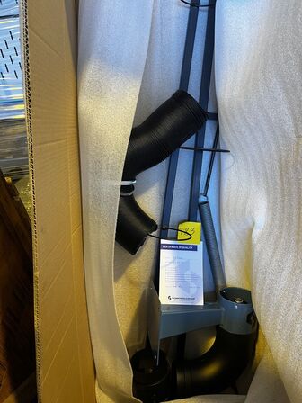 Ventilation arm & certificate