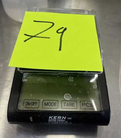 Electronic scale KERN TDG max 50g