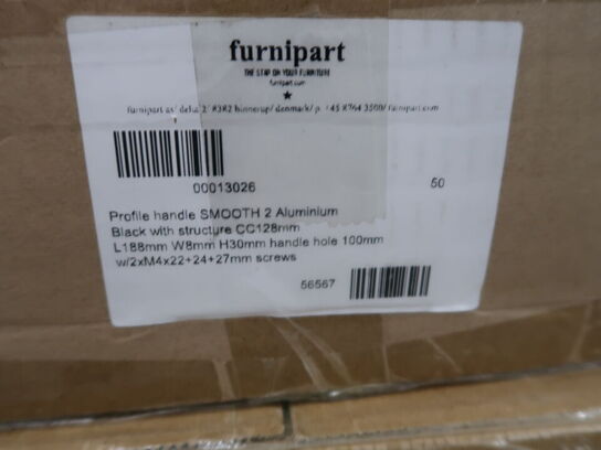 1.250 stk. Sort greb