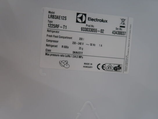 Køleskab inbygnings 208 Ltr. ELEXTROLUX LRB3AE12S