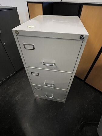 Arkivskab med tre skuffer