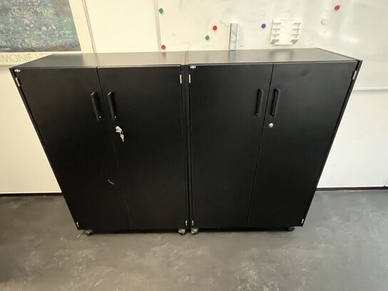 Seks kontorskabe, EFG. 