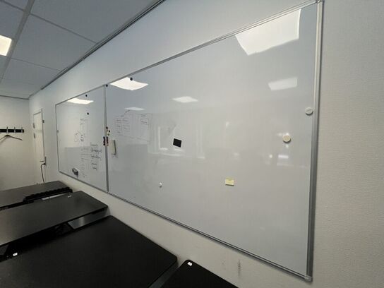 Fire whiteboards, assorterede