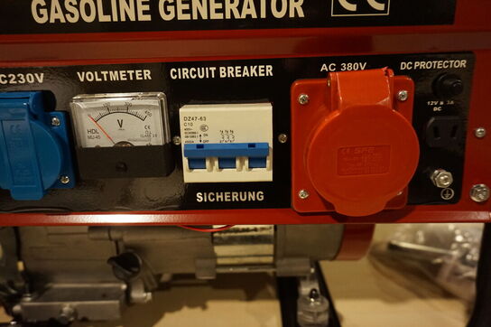 Metallo Meta-8500W luftkølet professionel benzingenerator