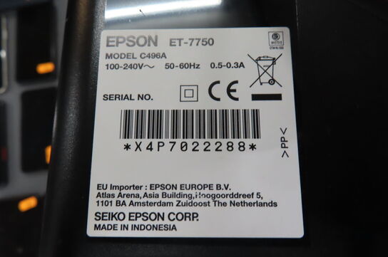 Printer EPSON ET-7750 (kan ikke sendes)