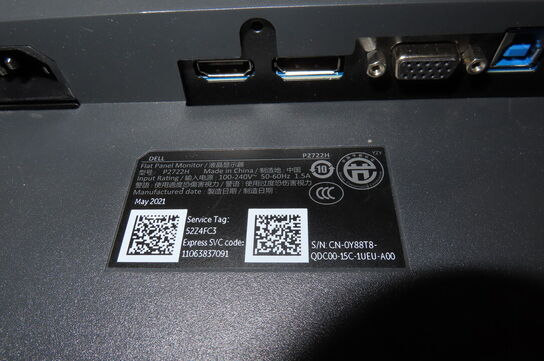 2 stk. Computerskærme DELL