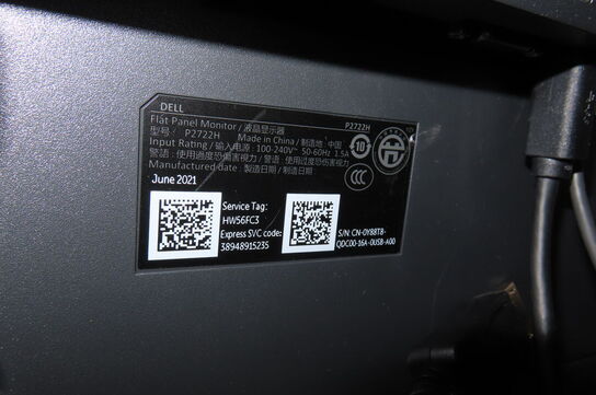 2 stk. Computerskærme DELL