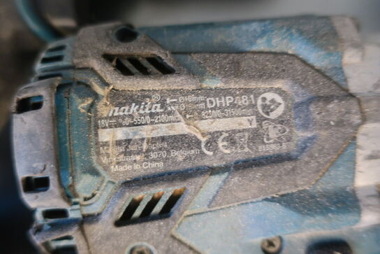 5 stk. el-værktøj MAKITA og 3 stk. lader, uden batterier 