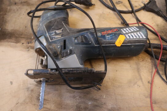 Stiksav, 8 stk. lader BOSCH og batterilader