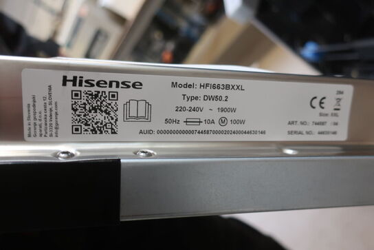 Integreret opvaskemaskine HISENSE HF1663BXXL