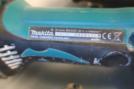 5 stk. el-værktøj MAKITA og 3 stk. lader, uden batterier 