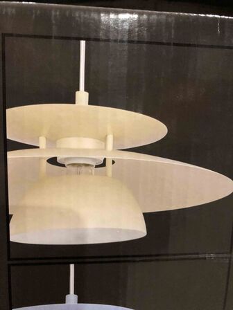 2 stk Eglo Brenda Pendel ∅ 43cm Pastelgul 