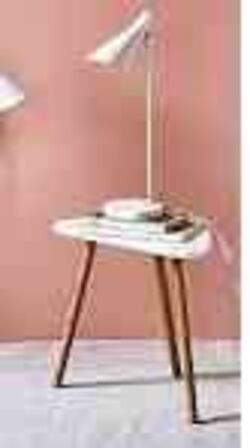 Madrid bordlampe - hvid 220V Fatning: E14 