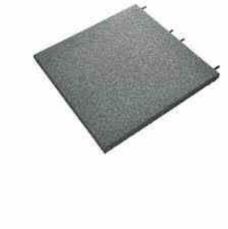 8 stk Gummifliser Grå 50x50cm UniSoft