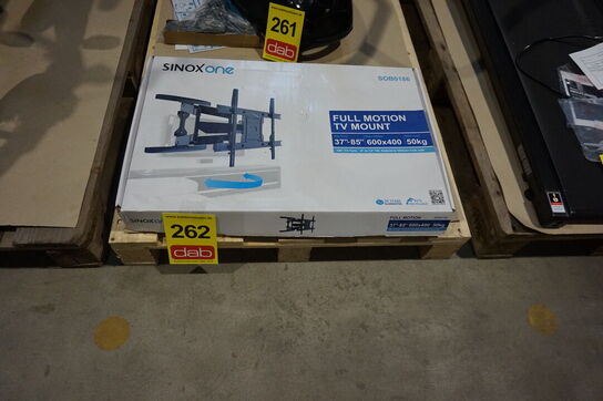 Sinox One full motion  TV vægbeslag. 37"-85"