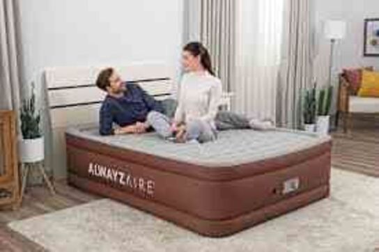 Bestway AlwayzAire Luftmadras m/indbygget AC Pumpe 203 x 152 x 51cm 