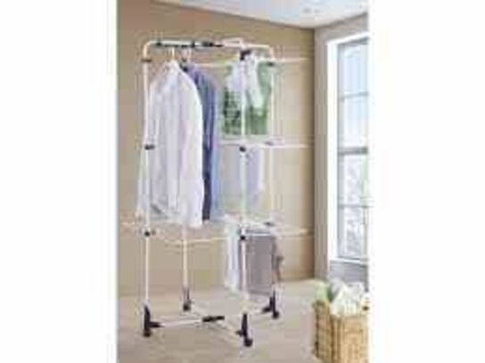 Leifheit, Tørrestativ, Classic Tower 340, hvid/blå, 34 m