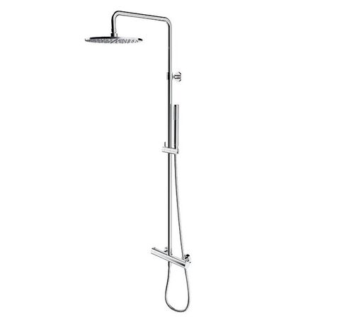 Termostatisk krom brusersæt til udsat installation, ny I boks