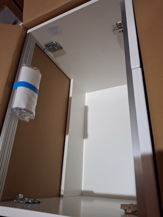 Hvid Højglans DA67 + VB6 Alba vaskeskab 590 x 380 hvid højglans