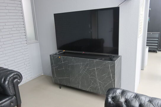 Fjernsyn LG 65UH750V samt skænk