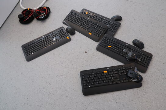 5 stk. tastaturer samt 6 stk. mus LOGITECH