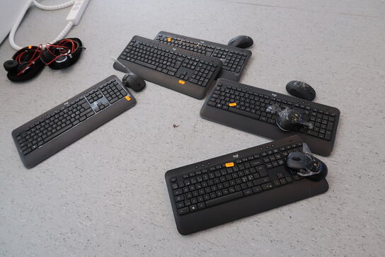 5 stk. tastaturer samt 6 stk. mus LOGITECH