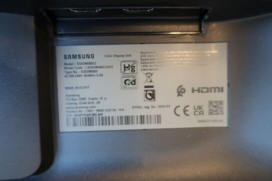 Computerskærm SAMSUNG S32DM500EU med tastatur