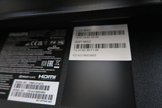 Fjernsyn PHILIPS 70BFL2114/12 med soundbar YEALINK