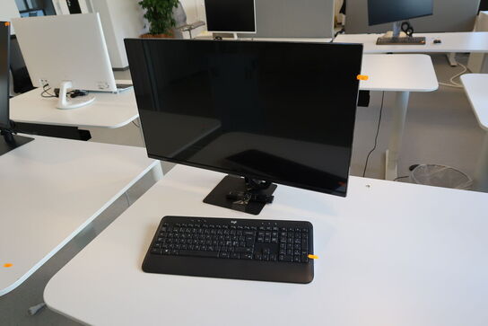 Computerskærm SAMSUNG S32DM500EU med tastatur