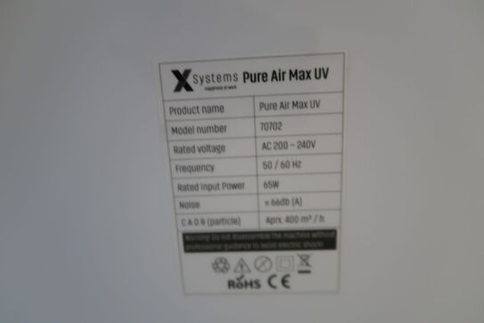 Aircondition X SYSTEMS PURE AIR MAX UV