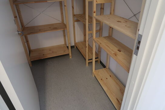 3 stk. lagerreoler uden indhold