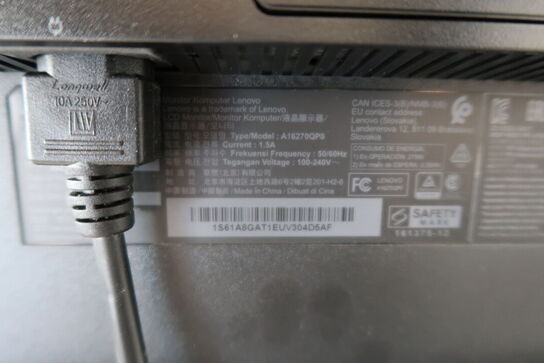 Computerskærm LENOVO A16270QP0