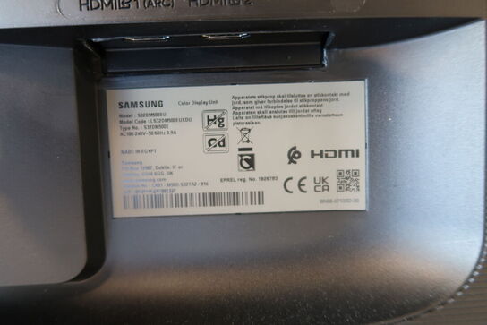 Computerskærm SAMSUNG S32DM500EU med tastatur