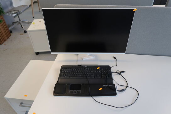 Computerskærm SAMSUNG 32 med mousetrapper og tastatur