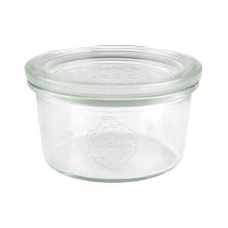 48 stk. Patentglas 16,5 cl u/låg Diam 80 mm Weck