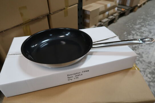 1 stk. Stegepande keramisk diam 280 mm til induktion, el og gas