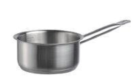 6 stk. Kasserolle lav 1,25 ltr diam 160 mm til induktion, el og gas