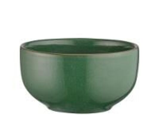 12 stk. Skål stentøj grøn 110 mm Rustik