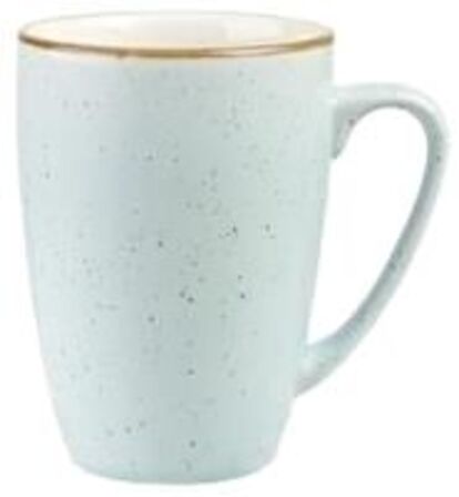 12 stk. Krus med hank lyseblå 34 cl Stonecast Churchill